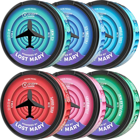 Lost Mary Airplane Mode Nic Pouches - 9mg - 20PK