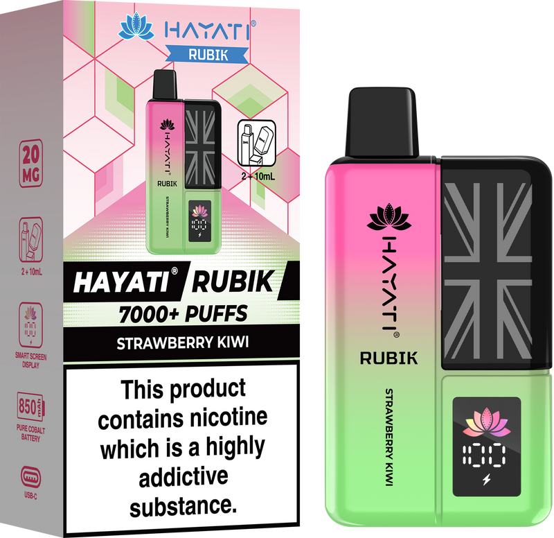 Hayati Rubik 7000 + Prefilled Pod Kit - 20mg