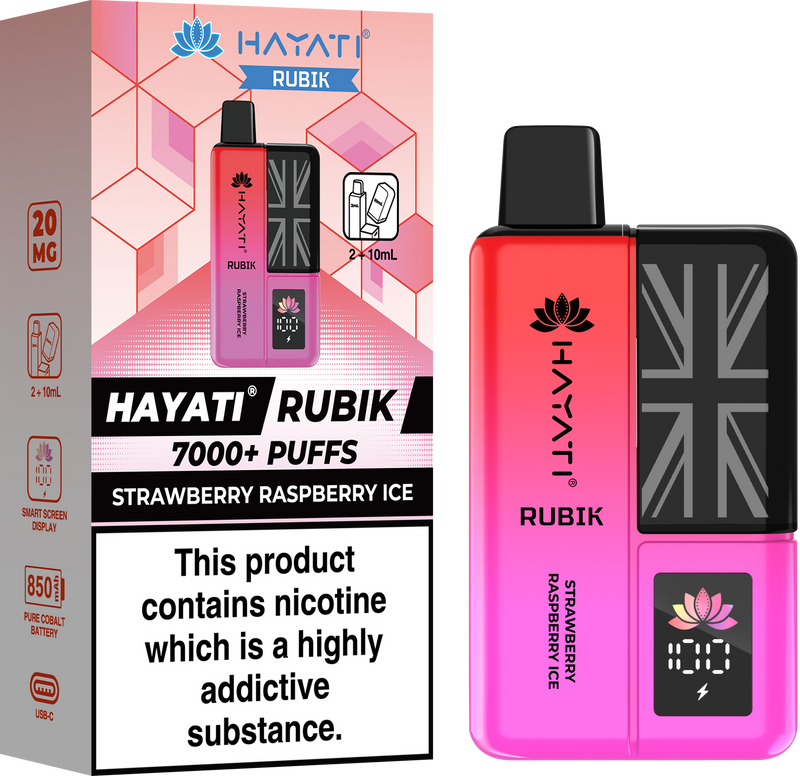 Hayati Rubik 7000 + Prefilled Pod Kit - 20mg