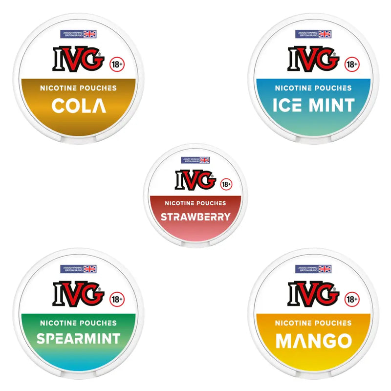 IVG Nicotine Pouches - 15mg per pouch