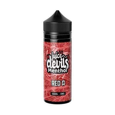 Juice Devils E-Liquid Red A Juice Devils Menthol - 100ml Shortfill - 0mg