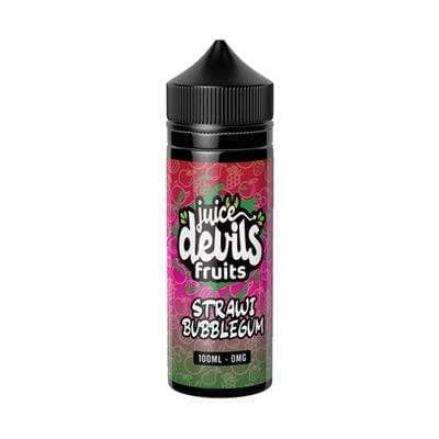 Juice Devils E-Liquid Strawi Bublegum Juice Devils Fruits - 100ml Shortfill - 0mg